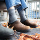 Forge Grey Merino Wool Blend Socks