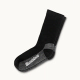 Black Merino Wool Blend Socks