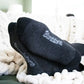 Black Merino Wool Blend Socks